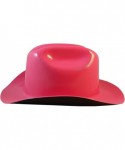Cowboy Hats Western Cowboy Hard Hat with Ratchet Suspension (Hot Pink) - Hot Pink - CI189QQ28LS $58.44