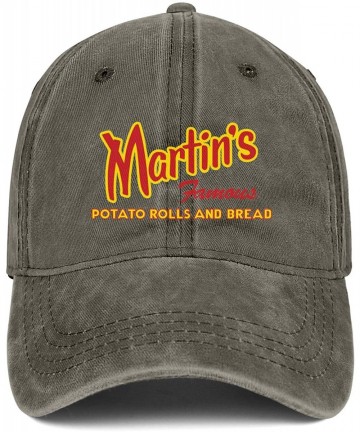 Sun Hats Men's Women's Fitted Adjustable Fits Baseball Cap Martin's-Famous-Potato-Bread-Logo- Snapback Hats Dad Hat - CV18Z8T...