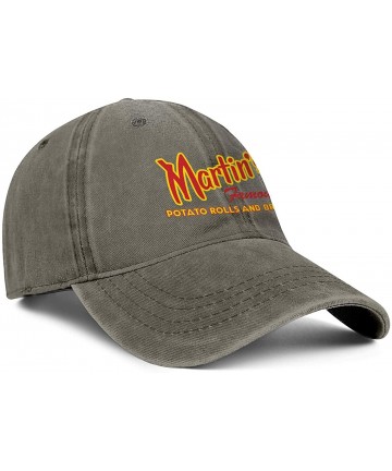 Sun Hats Men's Women's Fitted Adjustable Fits Baseball Cap Martin's-Famous-Potato-Bread-Logo- Snapback Hats Dad Hat - CV18Z8T...