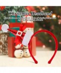 Headbands Christmas Snowflake Headband Rhinestone - Green - Christmas - CQ18YH784QX $17.99