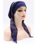 Skullies & Beanies Chemo Cancer Head Scarf Hat Cap Tie Dye Pre-Tied Hair Cover Headscarf Wrap Turban Headwear - CM198N2D42M $...