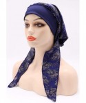 Skullies & Beanies Chemo Cancer Head Scarf Hat Cap Tie Dye Pre-Tied Hair Cover Headscarf Wrap Turban Headwear - CM198N2D42M $...