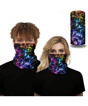 Balaclavas Seamless Rave Face Mask Bandana Magic Scarf Neck Gaiter Tube Headwear Windproof Face Cover Balaclava Head Wraps - ...