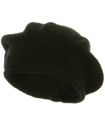 Skullies & Beanies New Rasta Beanie Hat - Black (for Big Head) - Black - CA112KUC58P $28.68