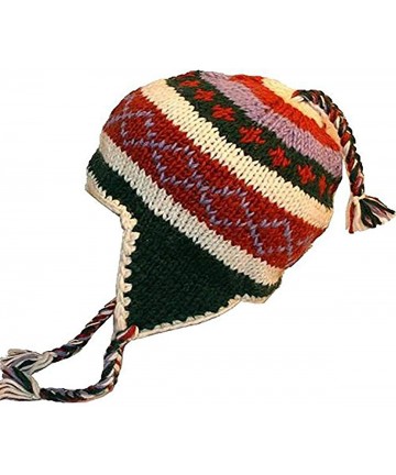 Skullies & Beanies Beanie Hats Women Men Fleece Lined Knit Wool Thick Ski Trapper Winter Hats - S/M - Multi 125 - CN12OBJ3ZWZ...