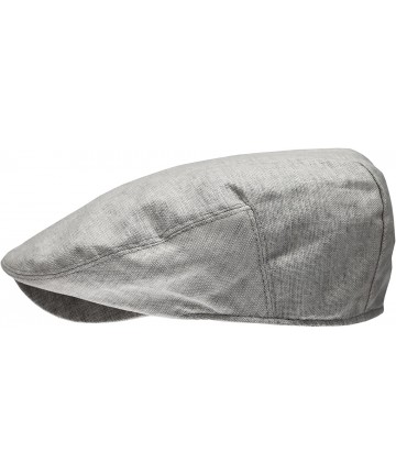Newsboy Caps Men's Linen Flat Ivy Gatsby Summer Newsboy Hats - Light Grey - CP12EBEJ7Z1 $21.33