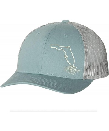 Baseball Caps Wear Your Roots Low Profile Snapback (One Size - Adjustable- Florida Smoke/Aluminum Mesh) - C518TI3REQ6 $54.15