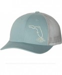 Baseball Caps Wear Your Roots Low Profile Snapback (One Size - Adjustable- Florida Smoke/Aluminum Mesh) - C518TI3REQ6 $36.31