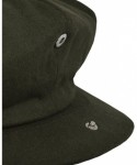 Newsboy Caps Men's Wool Newsboy Cap- Herringbone Driving Cabbie Tweed Applejack Golf Hat - Olive - C01883DAGZU $25.58