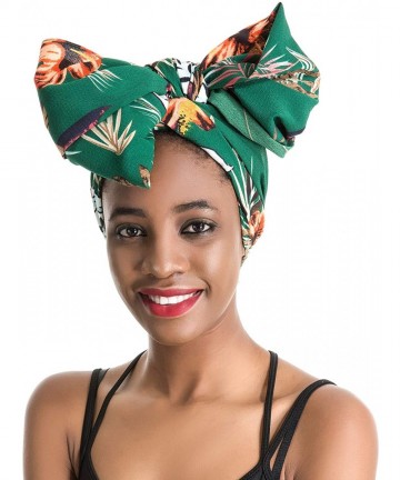 Headbands Solid Color Head Wrap & Scarf - Stretch Jersey Knit Hair Wrap- Long Turbans - CM18ORKM4RO $19.86