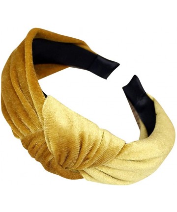 Headbands Padded Headbands Knotted Headbands for Women Velvet Turban Headbands for Women Twist Knot Headband - CB192AS77IE $1...
