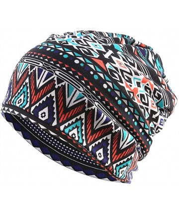 Skullies & Beanies Women's Sleep Soft Headwear Cotton Lace Beanie Hat Hair Covers Night Sleep Cap - Color Mix 33&34 - C9192YO...