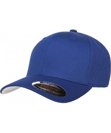 Baseball Caps Adult's 5001 2-Pack Premium Original Twill Fitted Hat - 1 Royal & 1 White - CA12I8QKTZP $33.85