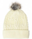 Skullies & Beanies Women's Beanie Hat - Ivory - CJ18OHXZ2IT $16.68