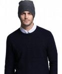 Skullies & Beanies Men's 100% Australian Merino Wool Beanie Hat Light Weight Warm Skull Caps Headwear - Grey - C018HYHH6LQ $3...