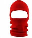 Skullies & Beanies Made in USA Unisex Thick and Long Face Ski Mask Winter Beanie - Red - C212N6BP9O2 $13.76