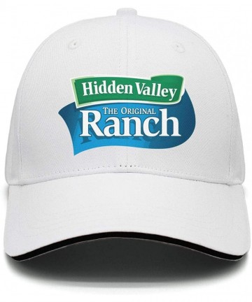 Sun Hats Unisex Cool Cap Hip Hop Classic-Hidden-Valley-Snapback Cotton Hat Superlite - White-89 - CO18QURHECR $23.38