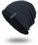 Berets Unisex Knit Cap Hedging Head Hat Beanie Cap Warm Outdoor Fashion Beret - Navy - C018I9KXLTG $10.90