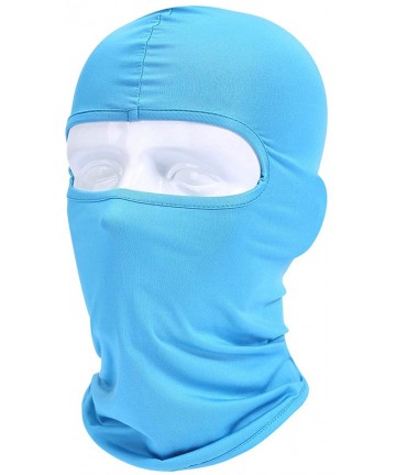 Balaclavas Balaclava Face Mask Windproof Ski Mask Face Cover for Cold Weather - Light Blue - CW11NCKCR8P $13.61