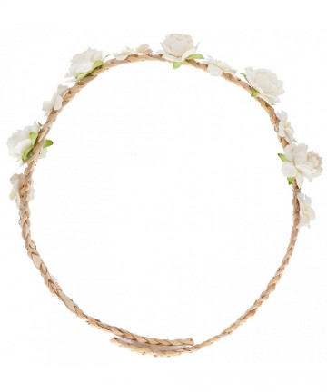 Headbands Flower Headband Wreath Boho Garland - Perfect for Wedding Festivals- Casual wears & Photography (cotton) - cotton -...