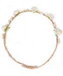 Headbands Flower Headband Wreath Boho Garland - Perfect for Wedding Festivals- Casual wears & Photography (cotton) - cotton -...