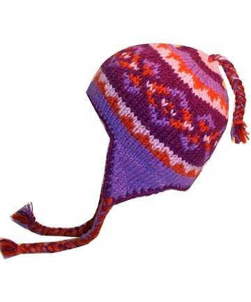 Skullies & Beanies Beanie Hats Women Men Fleece Lined Knit Wool Thick Ski Trapper Winter Hats - S/M - Multi 124 - C312NUARQLR...