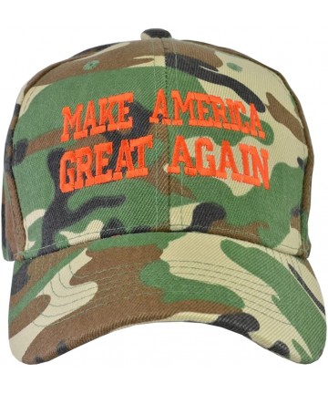 Baseball Caps Donald Trump Make America Great Again Hats Embroidered 10-000+ Sold - Camo - CH1203GED4L $18.94