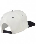 Baseball Caps LA Embroidered Snapback Cap - Natural Black - CW11ONYX84L $32.97