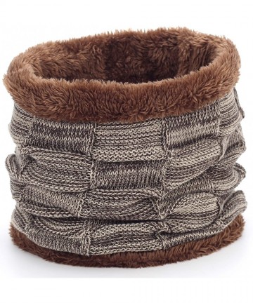Skullies & Beanies Styles Oversized Winter Extremely Slouchy - Khaki Hat&scarf Set - CW18ZZLYOWZ $19.09