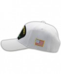 Baseball Caps US Army - Korean War Veteran Hat/Ballcap Adjustable One Size Fits Most - White - CD18ICC43YO $35.85