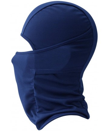 Balaclavas Balaclava Full Face Ski Mask Tactical Balaclava Hood Winter Hats Gear - Sun Protection-deep Blue - CP18L857AN9 $16.26