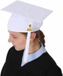 Skullies & Beanies Unisex Adult Matte Graduation Cap with 2020 Tassel - White - CP11SBEBNPF $21.50