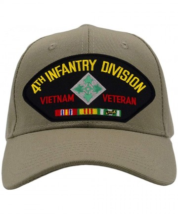 Baseball Caps 4th Infantry Division - Vietnam Veteran Hat/Ballcap Adjustable One Size Fits Most - CT18KR8N6IY $29.22