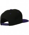 Baseball Caps Halloween Monster Stitches Embroidered Snapback Cap - Black Purple - C311ONZ5YOR $30.19