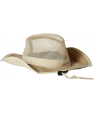 Sun Hats Men's 1 Piece Suplex Pinch Front Safari Hat - Khaki - C711C9GRYWH $31.57