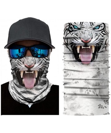Balaclavas Lion Print Face Mask- Rave Bandana- Neck Gaiter- Scarf- Summer Balaclava for Dust Wind UV Protection - Ane - CC197...