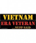 Baseball Caps Vietnam ERA Veteran Cap w/Bumper Sticker Black Hat Army Navy Air Force Marine - C4186CS9ESZ $21.41