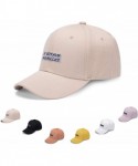 Baseball Caps Adjustable Unstructured Stylish Baseball Caps for Men Women Youth- Suitable for Daily and Outdoor Events - Beig...