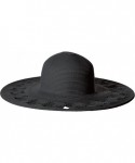 Sun Hats Women's Ultrabraided Circle Brim - Black - CH126AOQ92X $46.10