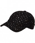 Baseball Caps Glitter Caps- Black W31S59C - C8111L4IQF7 $14.80