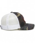 Baseball Caps Americana Mountains Scout Patch Trucker Hat - Adjustable Mesh Back Baseball Cap for Men & Women - Camo - C818S8...
