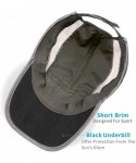 Baseball Caps Reflective Quick Dry Lightweight Breathable Soft Outdoor Sports Cap - Amy Green - CH182ZKNGXN $17.21