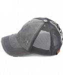 Baseball Caps Exclusives Hatsandscarf Distressed Adjustable - A Elastic Band-grey - CG194RQOAW4 $22.51