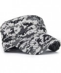 Baseball Caps Men Women Digital Camouflage Camo Cadet Army Cap Velcro Adjustable Canvas Military Hat Flat Top Baseball Cap - ...