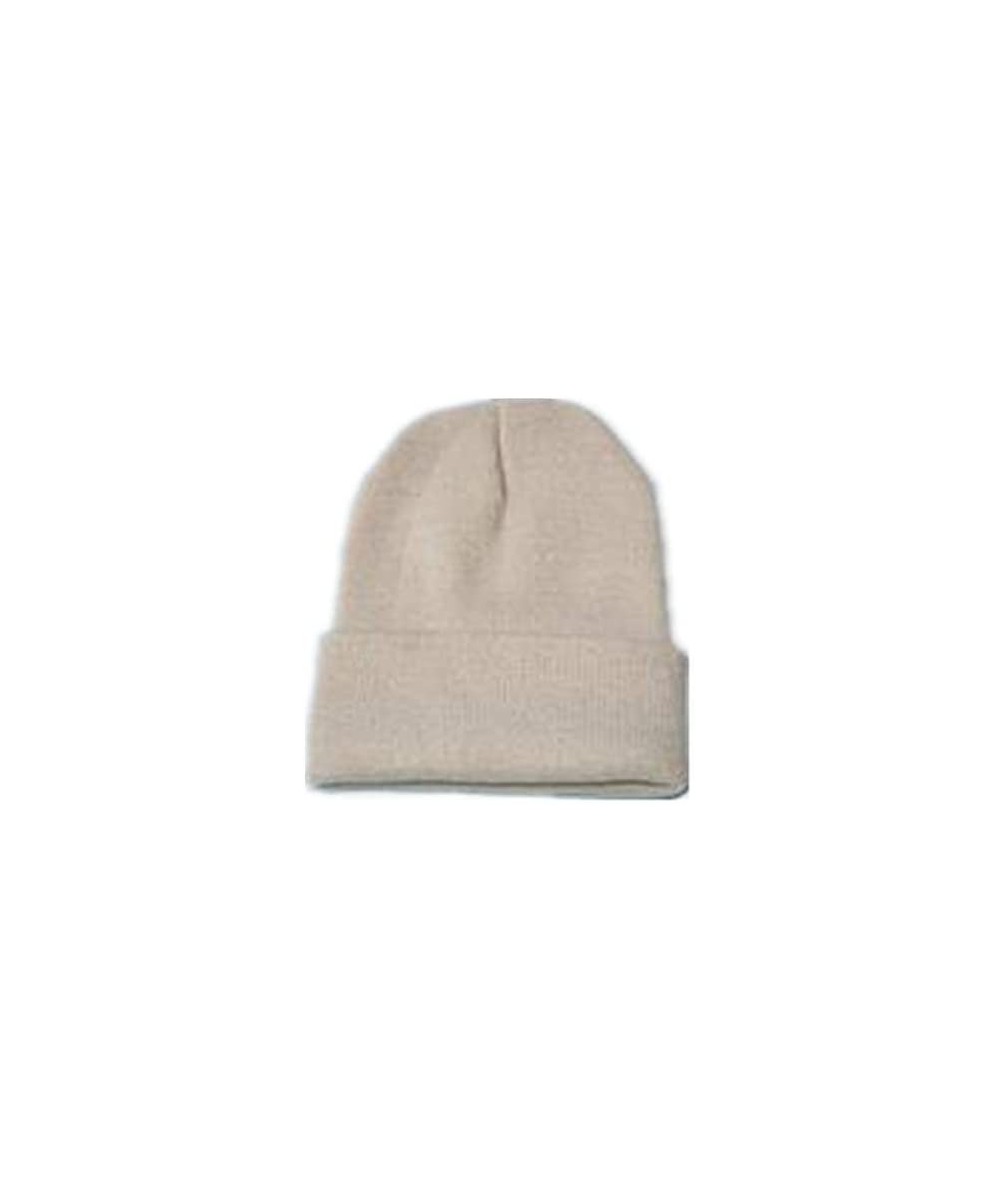 Skullies & Beanies Unisex Slouchy Knitting Beanie Hip Hop Cap Warm Winter Ski Hat - Khaki - C618HYS0KK6 $12.21