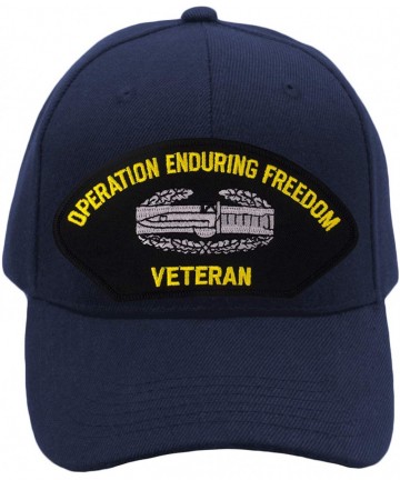 Baseball Caps Combat Action Badge - Operation Enduring Freedom Veteran Hat/Ballcap Adjustable One Size Fits Most - Navy Blue ...