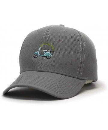 Baseball Caps Premium Plain Wool Blend Adjustable Snapback Hats Baseball Caps - Sc Gray - CW12MWAA6NI $20.49