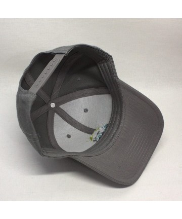 Baseball Caps Premium Plain Wool Blend Adjustable Snapback Hats Baseball Caps - Sc Gray - CW12MWAA6NI $20.49