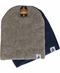 Skullies & Beanies Winter Beanies - Warm Knit Men's and Women's Snow Hats/Caps - Unisex Pack/Set of 2 - C318G3W87QC $22.43