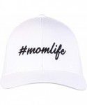 Baseball Caps Momlife - Ponytail Trucker Hat- Funny Cute Mom Life Mommy Mother Pony Tail Cap - White - CF18Q2AKYLA $18.16